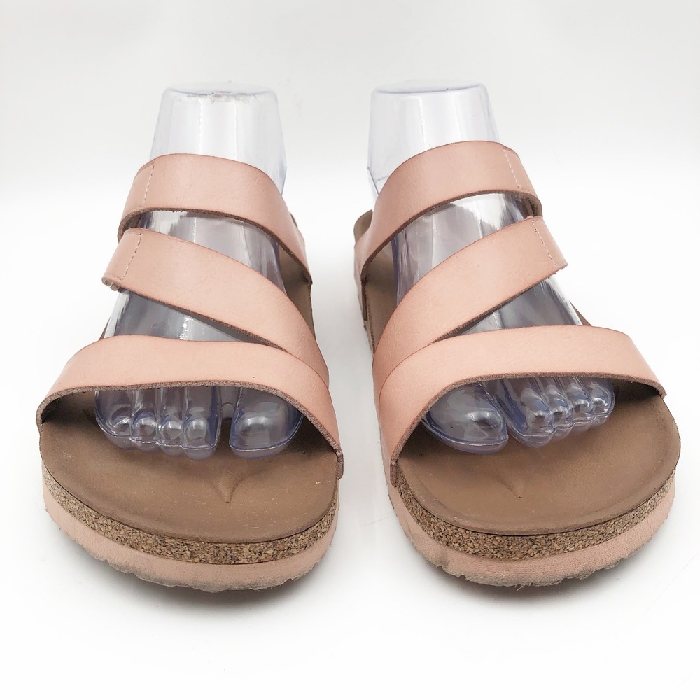 Skechers Sandals Womens 9 Arch Comfort Luxe Foam Pink Slide Flip Flop Summer - Picture 2 of 9